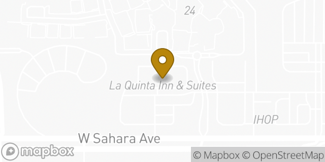 Map showing the location of La Quinta Inn & Suites Las Vegas RedRock/Summerlin in Las Vegas, NV 89117