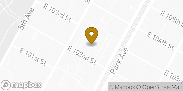 Map showing the location of Amazon Locker - Alias in New York, NY 10029