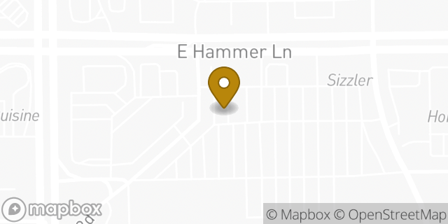 Map showing the location of Costco Gas Station in Stockton, CA 95210