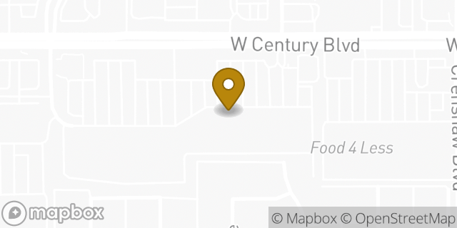 Map showing the location of Aldi in Inglewood, CA 90303