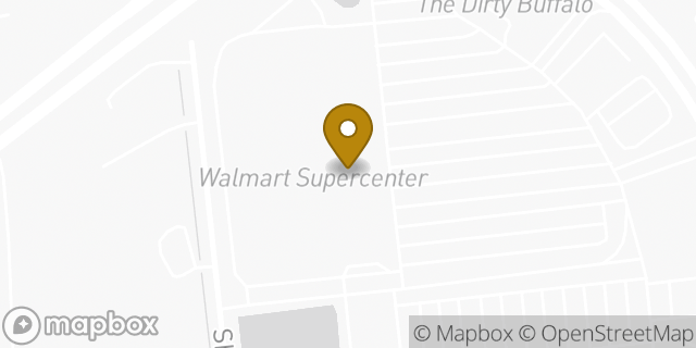 Map showing the location of Walmart in Chesapeake, VA 23322