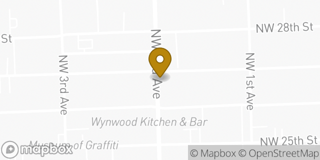 Map showing the location of Ray-Ban in Miami, FL 33127