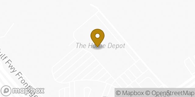 Map showing the location of The Home Depot in Webster, TX 77598