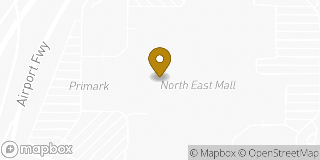 Map showing the location of Kids Foot Locker in Hurst, TX 76053