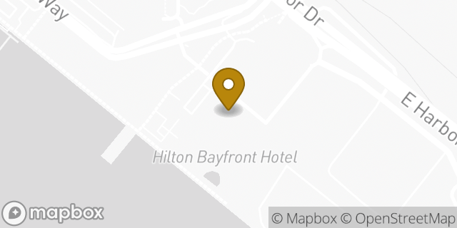Map showing the location of The UPS Store in San Diego, CA 92101