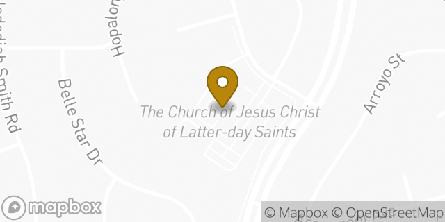 Map showing the location of The Church of Jesus Christ of Latter-day Saints in Colorado Springs, CO 80922