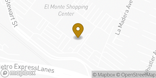 Map showing the location of Starbucks in El Monte, CA 91731