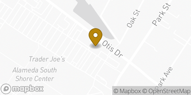 Map showing the location of Chase in Alameda, CA 94501