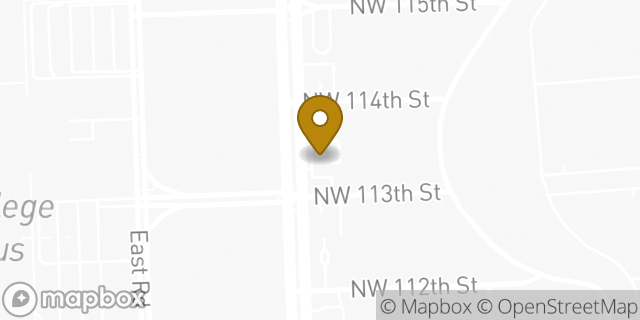 Map showing the location of Dunkin' in Miami, FL 33167
