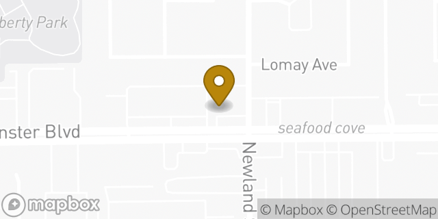 Map showing the location of AutoZone in Westminster, CA 92683