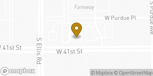 Map showing the location of McDonald's in Sioux Falls, SD 57106