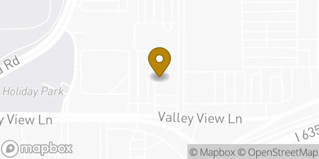 Map showing the location of Amazon Locker - Hog in Dallas, TX 75244