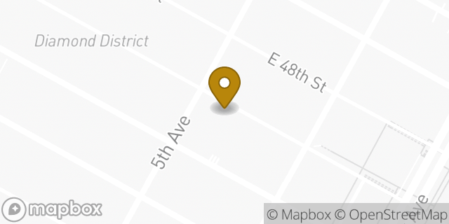 Map showing the location of Starbucks in New York, NY 10017