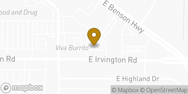 Map showing the location of Subway in Tucson, AZ 85714