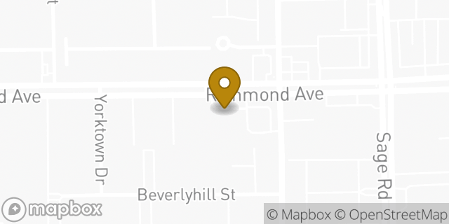 Map showing the location of CubeSmart Self Storage in Houston, TX 77056