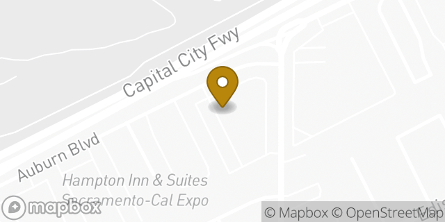 Map showing the location of Kaiser Permanente Sacramento Cosmetic Services in Sacramento, CA 95821