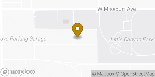 Map showing the location of Amazon Locker - Galactic in Phoenix, AZ 85017