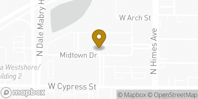 Map showing the location of Ben & Jerry's in Tampa, FL 33607