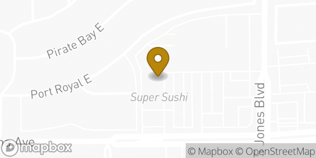 Map showing the location of Pearle Vision in Las Vegas, NV 89103