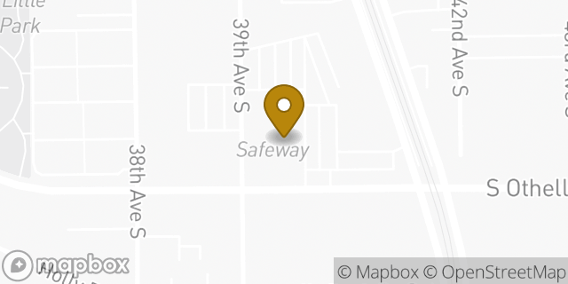 Map showing the location of Starbucks in Seattle, WA 98118