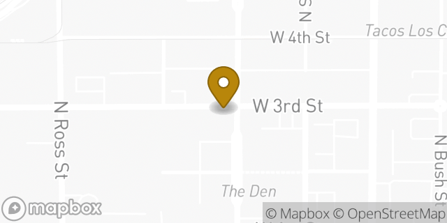 Map showing the location of Subway in Santa Ana, CA 92701