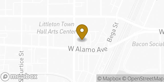 Map showing the location of Chase Bank in Littleton, CO 80120