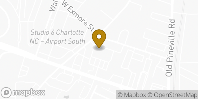Map showing the location of Amazon Locker - Bryan in Charlotte, NC 28217