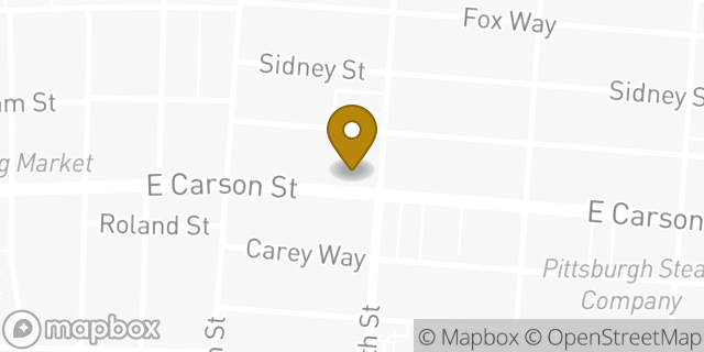 Map showing the location of The UPS Store in Pittsburgh, PA 15203