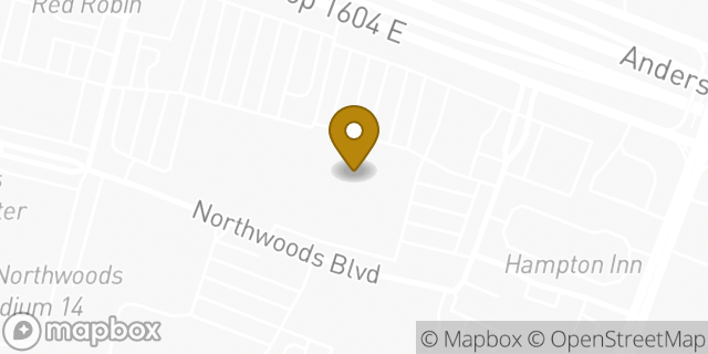 Map showing the location of Academy Sports + Outdoors in San Antonio, TX 78232