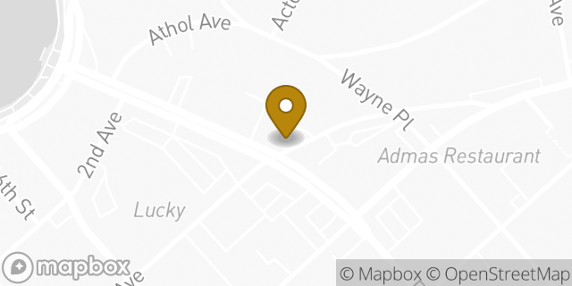 Map showing the location of Subway in Oakland, CA 94606