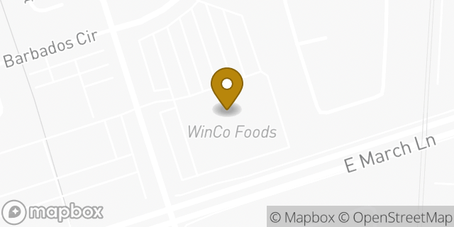 Map showing the location of Coinme in Stockton, CA 95210