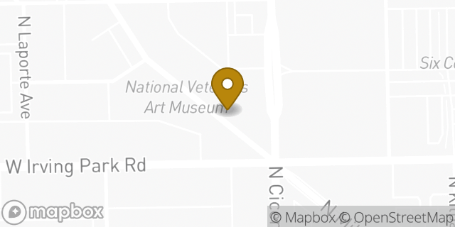 Map showing the location of Pearle Vision in Chicago, IL 60641
