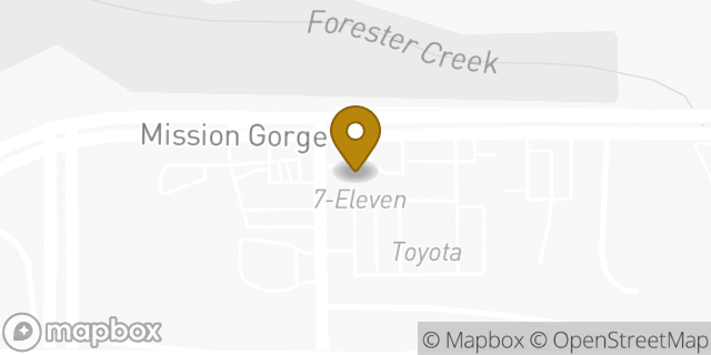 Map showing the location of 7-Eleven in Santee, CA 92071