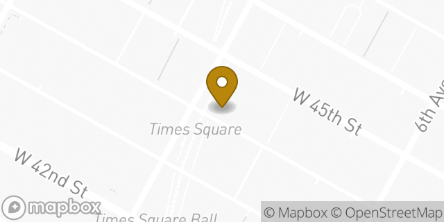 Map showing the location of Gap in New York, NY 10036