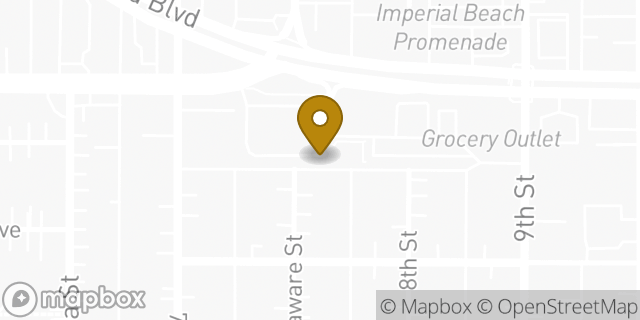 Map showing the location of Baskin-Robbins in Imperial Beach, CA 91932