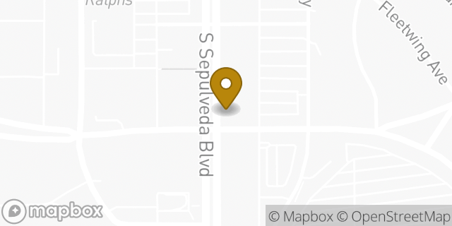 Map showing the location of Bank of America ATM in Los Angeles, CA 90045