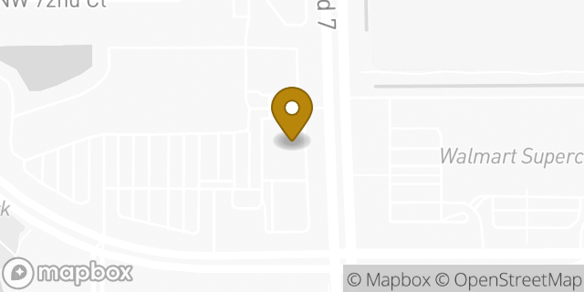 Map showing the location of Starbucks in Parkland, FL 33073
