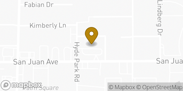 Map showing the location of Amazon Locker - Achillina in Jacksonville, FL 32210