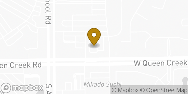 Map showing the location of Starbucks in Chandler, AZ 85286