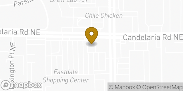 Map showing the location of Coinme in Albuquerque, NM 87112