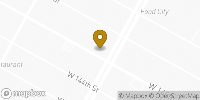 Map showing the location of Dunkin' in New York, NY 10039