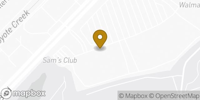 Map showing the location of Sam's Club Bakery in La Habra, CA 90631