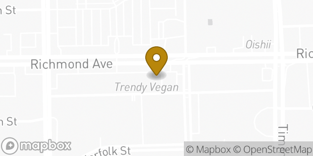 Map showing the location of Chipotle Mexican Grill in Houston, TX 77027