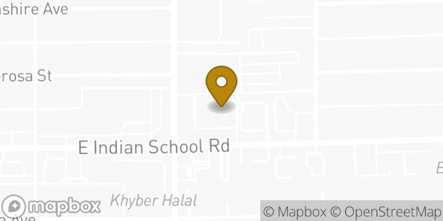 Map showing the location of ATM Walgreens in Phoenix, AZ