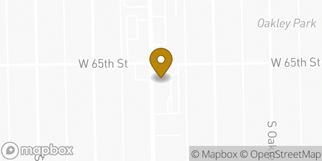 Map showing the location of McDonald's in Chicago, IL 60636
