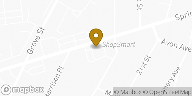 Map showing the location of McDonald's in Irvington, NJ 07111