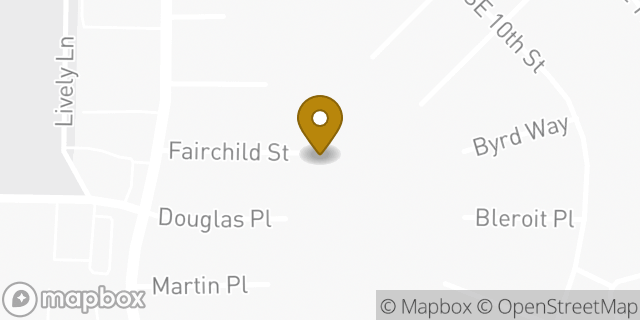 Map showing the location of CrossFit Bullseye in Grand Prairie, TX