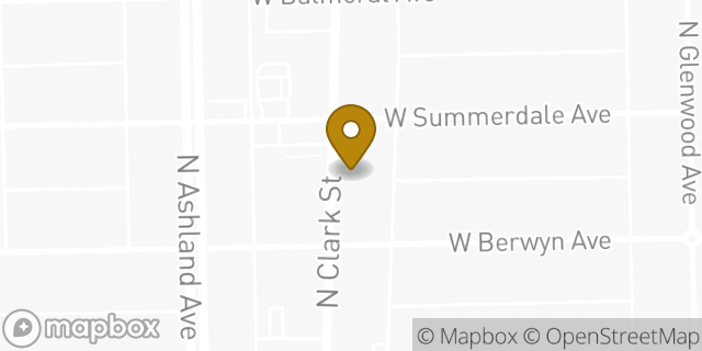 Map showing the location of The UPS Store in Chicago, IL 60640