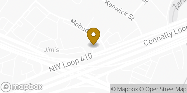 Map showing the location of EZPAWN in San Antonio, TX 78238
