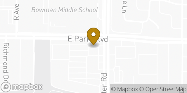 Map showing the location of Amazon Locker - Vacation in Plano, TX 75074